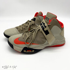 Nike Zoom Lebron James Soldier 6 Bamboo Men's Basketball Shoe 525015-200 Size 10